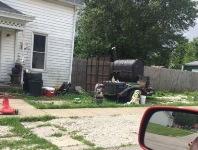 FS-0059
Photo Date: July 19, 2019
Photo Credit: Traci Bauman
Description: Complaint investigation re: non-licensed BBQ smoker catering business from home.
