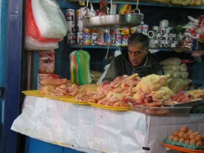FS-0031
Photo Date: July, 3, 2015
Photo Credit: Ron Clark
Description: One of many food vendors in the main market, Cusco, Peru
