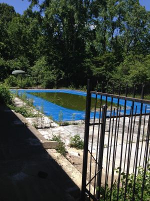 POOL-0024
Photo Date: 2017
Photo Credit: Jason Ravenscroft
Description: Pool cover with standing water

