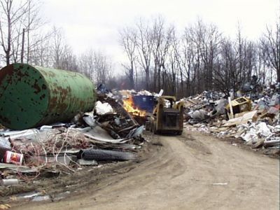 SHW-0003
Photo Date: 3/6/2001
Photo Credit: Jason Ravenscroft
Description: Illegal open dump.

