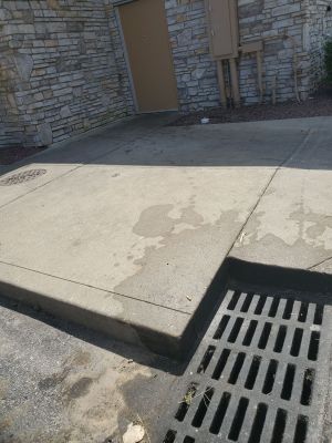 SW-0012B
Photo Date: 9/5/2019
Photo Credit: Alan Martin REHS
Description: I found this fast food service in my county pouring oil into the storm drain just outside of the kitchen door. The oil made its way to the drain way at the front of the store.
